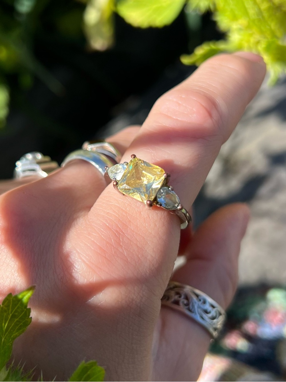 Yellow Stone Ring